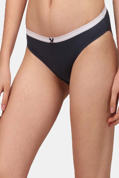 Soie Medium Rise Half Coverage Bikini Panty (Pack of 6) - Multicolor — image 20